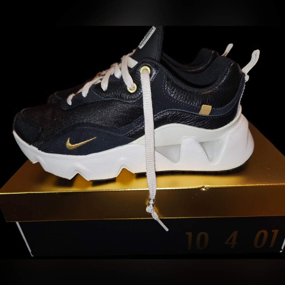 Nike(WOMENS 9.5) Nike x Serena Williams Design Crew 'Black Metallic Gold'